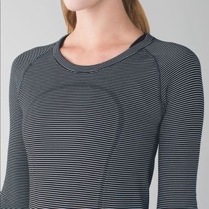 Stripped Lululemon Swiftly Tech Long Sleeve Crew